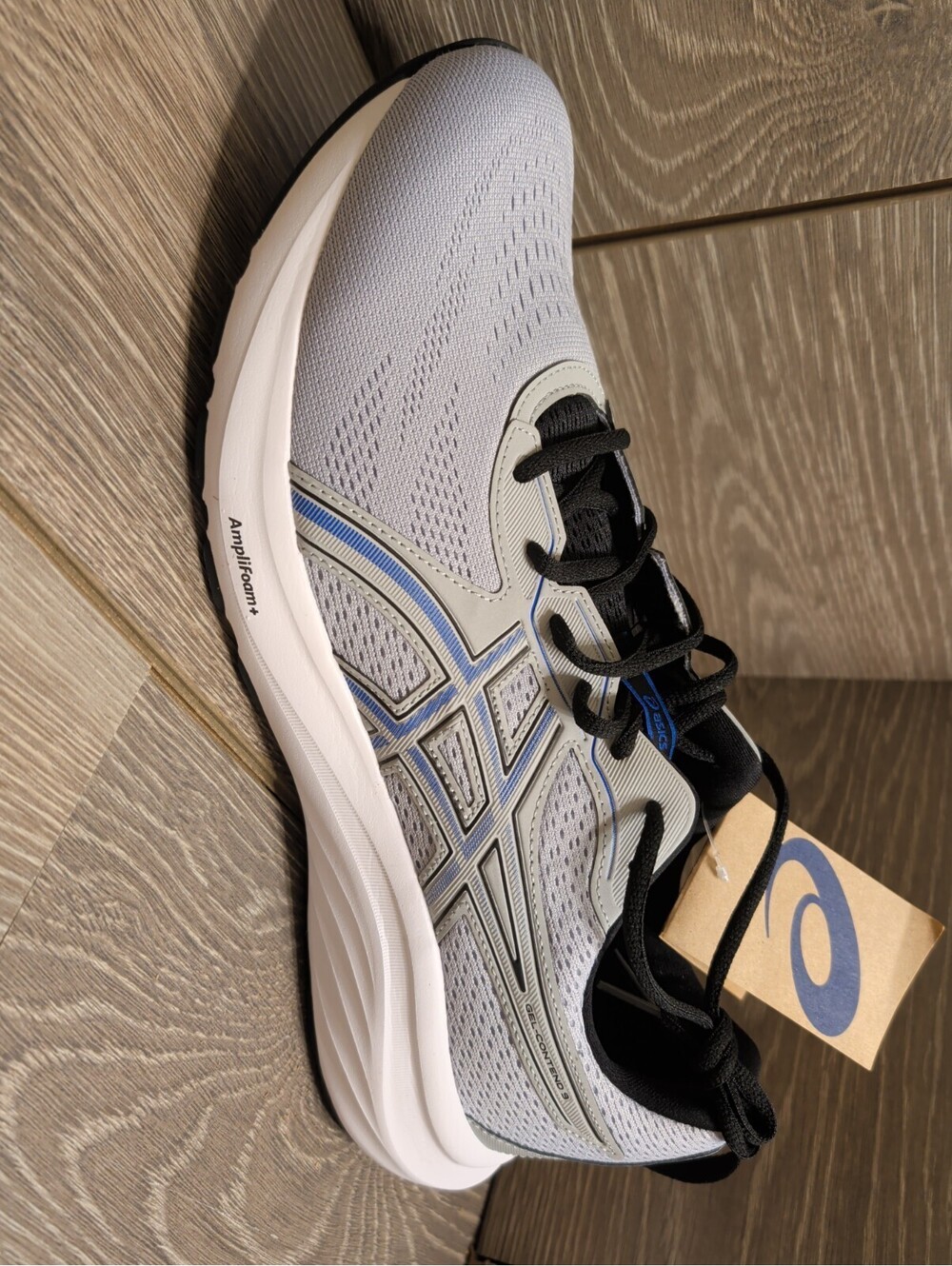 ASICS Men's GEL-Contend 9-Piedmont Grey/Black - Size 15 NIB